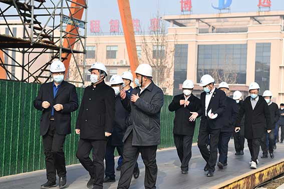 濱州市市委常委、常務副市長張偉一行來我司調研經濟運行、疫情防控和安全生產工作